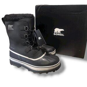Sorel Caribou WP Insulated Men’s Size 11 Black Waterproof Winter Snow Boots